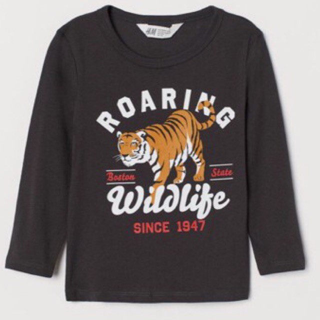 Kaos anak H&M black-tiger
