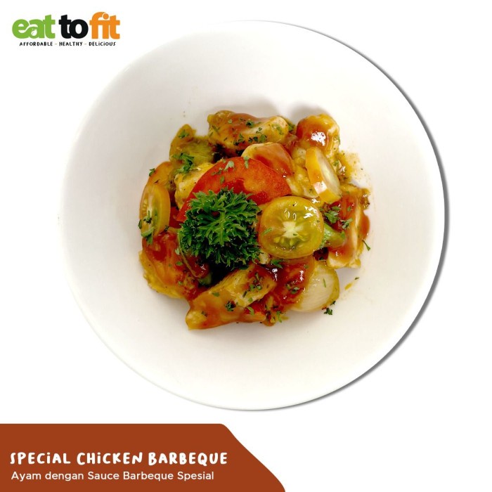 EAT TO FIT SPECIAL CHICKEN BARBEQUE - 100 gr FROZEN FOOD MAKANAN DIET