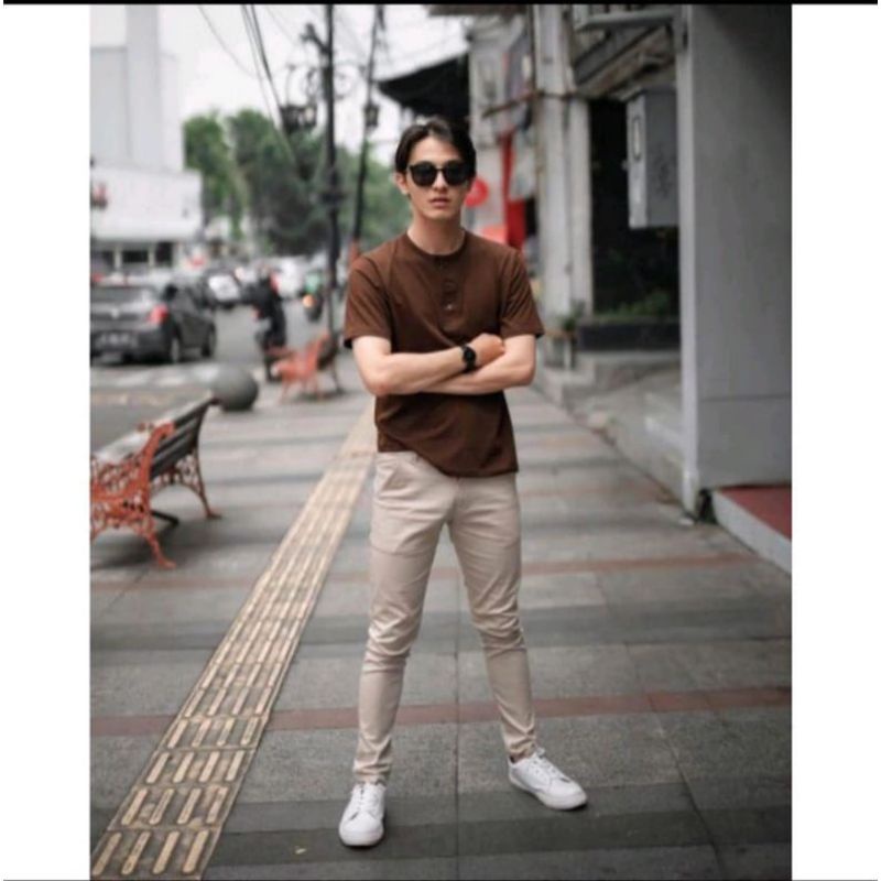 Original Insigh Celana Chinos Panjang Pria Slim strect Melar