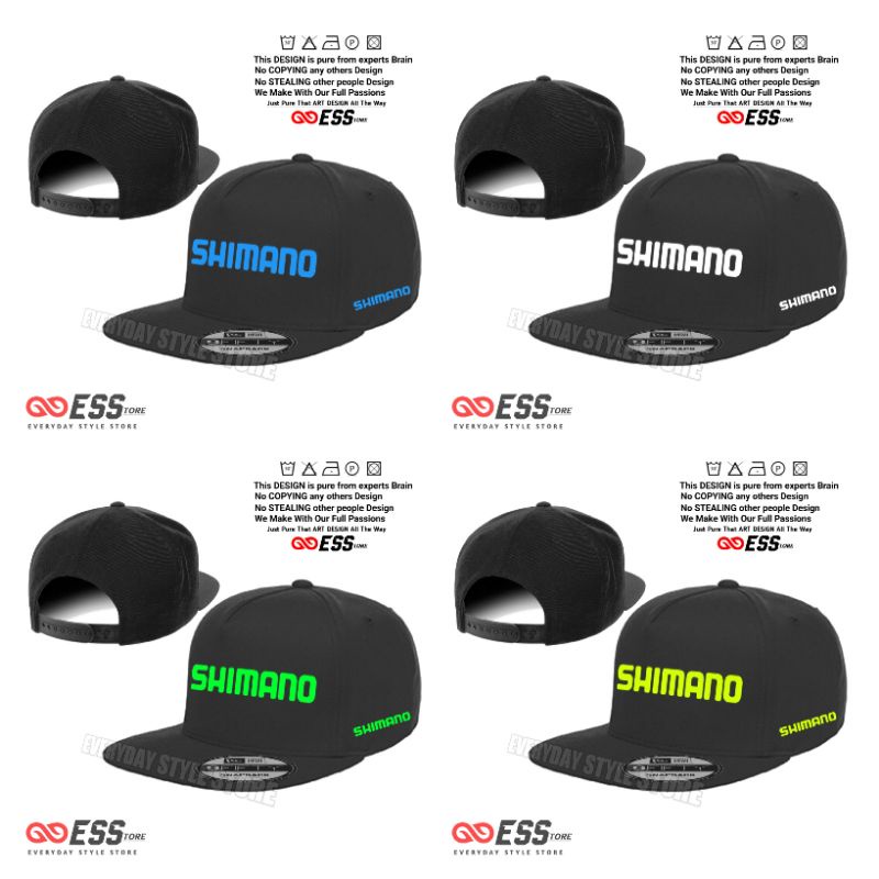 Topi Shimano Snapback - Topi Shimano Mancing Sepeda