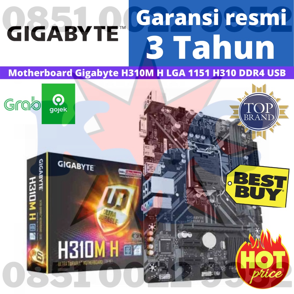 Motherboard Gigabyte H310 H310M H H310MH Resmi