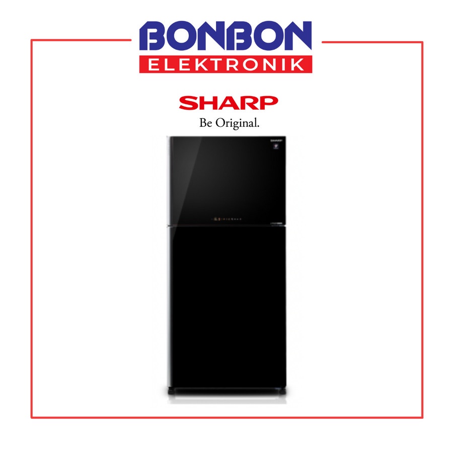 Sharp Kulkas 2 Pintu SJ-IG963PG-BK / SJIG963PGBK Inverter