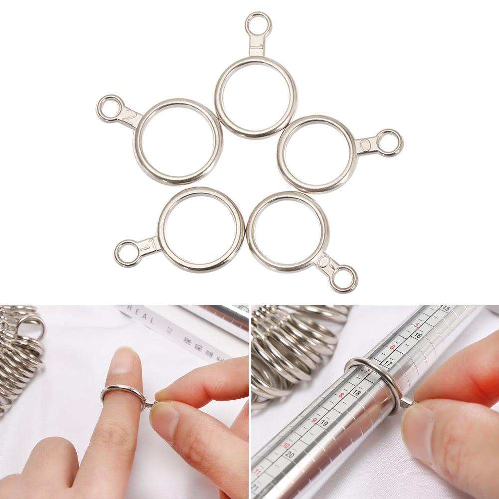 Lily Finger Ring Sizer Professional Bermanfaat Measure Stick Alat Ukur Ukuran Cincin