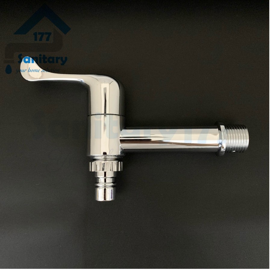 Keran air Taman 1/2 inch Plastik Murah AVA - Kran air Tembok Bathroom Faucet Wall Faucet ABS anti karat