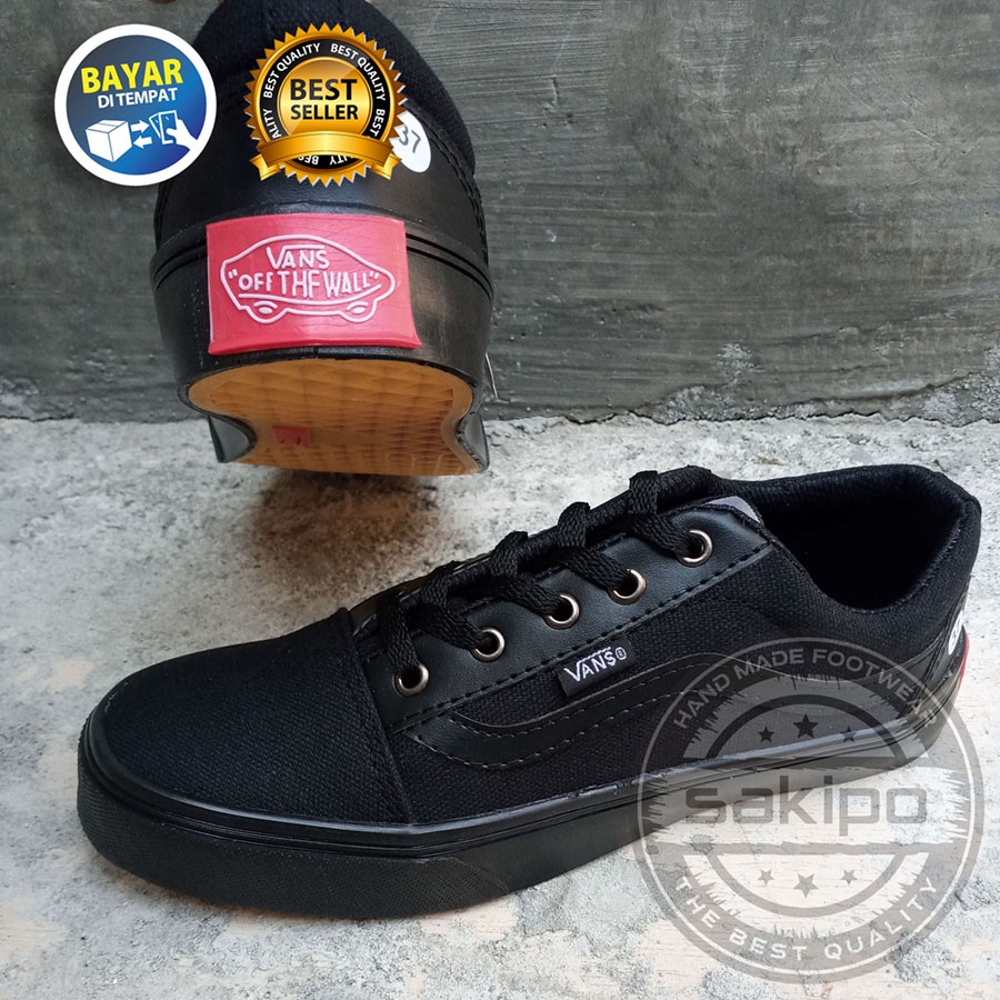 PROMO 8.8 KEMERDEKAAN SALE !! SEPATU SNEAKERS WANITA DAN PRIA REMAJA VANS OLDSKOOL VANS CACING TERMURAH TERLARIS / SEPATU SEKOLAH HITAM BERTALI / SEPATU HANG OUT / SAKIPO