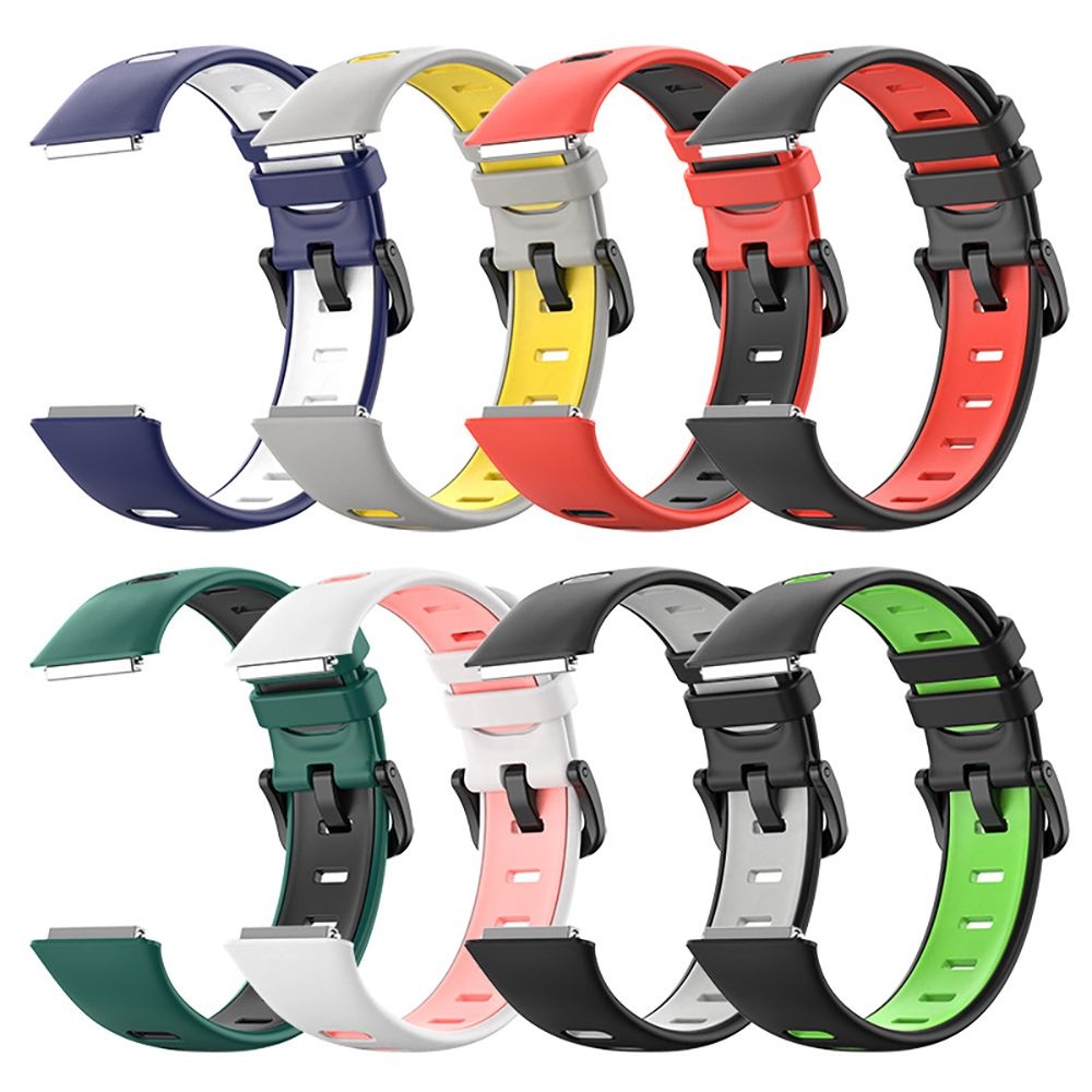 Silvertech Strap Kompatible Huawei band 7 Sport Edition Tali Pengganti jam Kompatible untuk Band 7 model Sport two color | hanya strap tidak termasuk jam