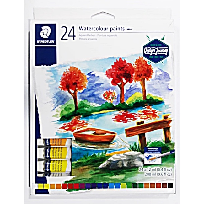 

STAEDTLER WATERCOLOUR PAINT TUBES 24 CT CS