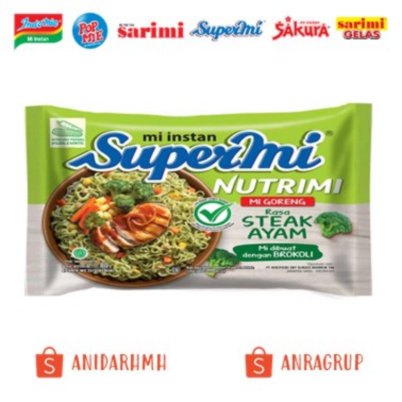 Supermi Nutrimi Rasa Steak Ayam