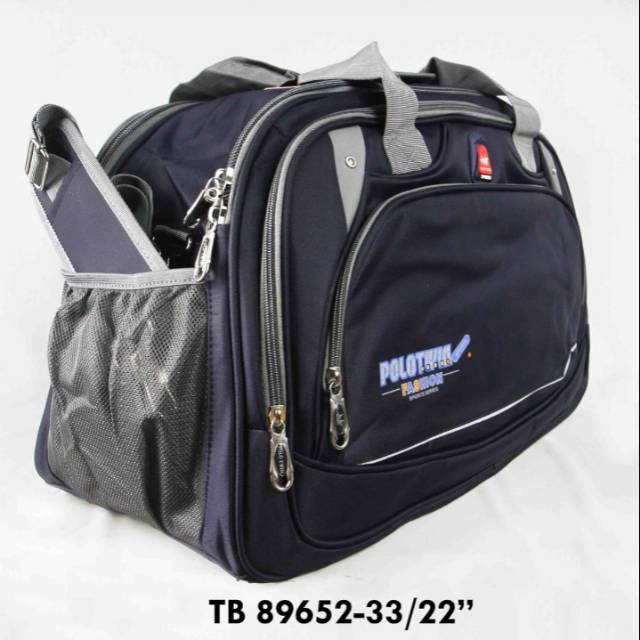 TERMURAH!!!Travel bag POLO TWIN Tas Pakaian import Size Jumbo