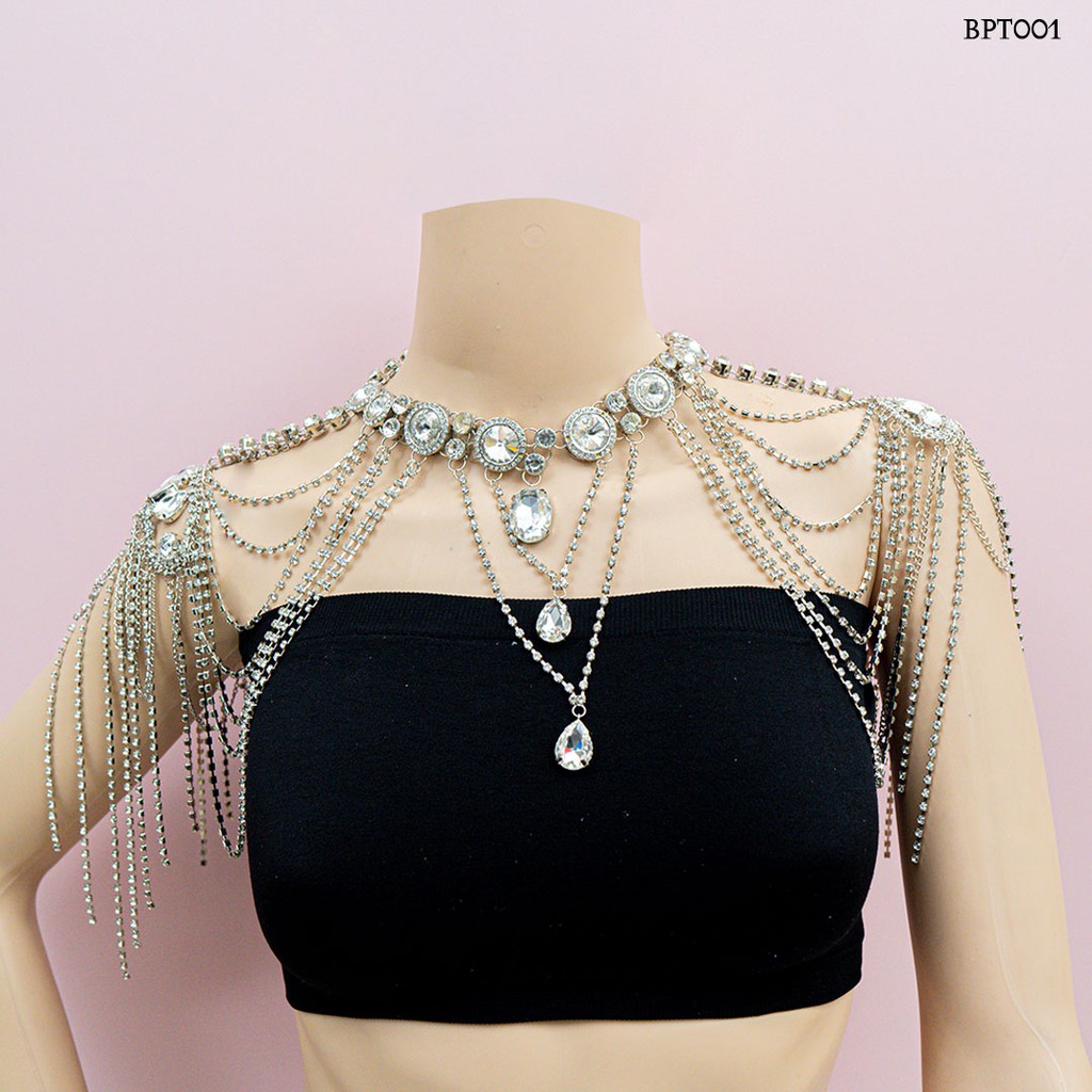 [READY STOCK] BOLERO PENGANTIN MUTIARA AKSESORIS WEDDING CRYSTAL PREMIUM BPT001