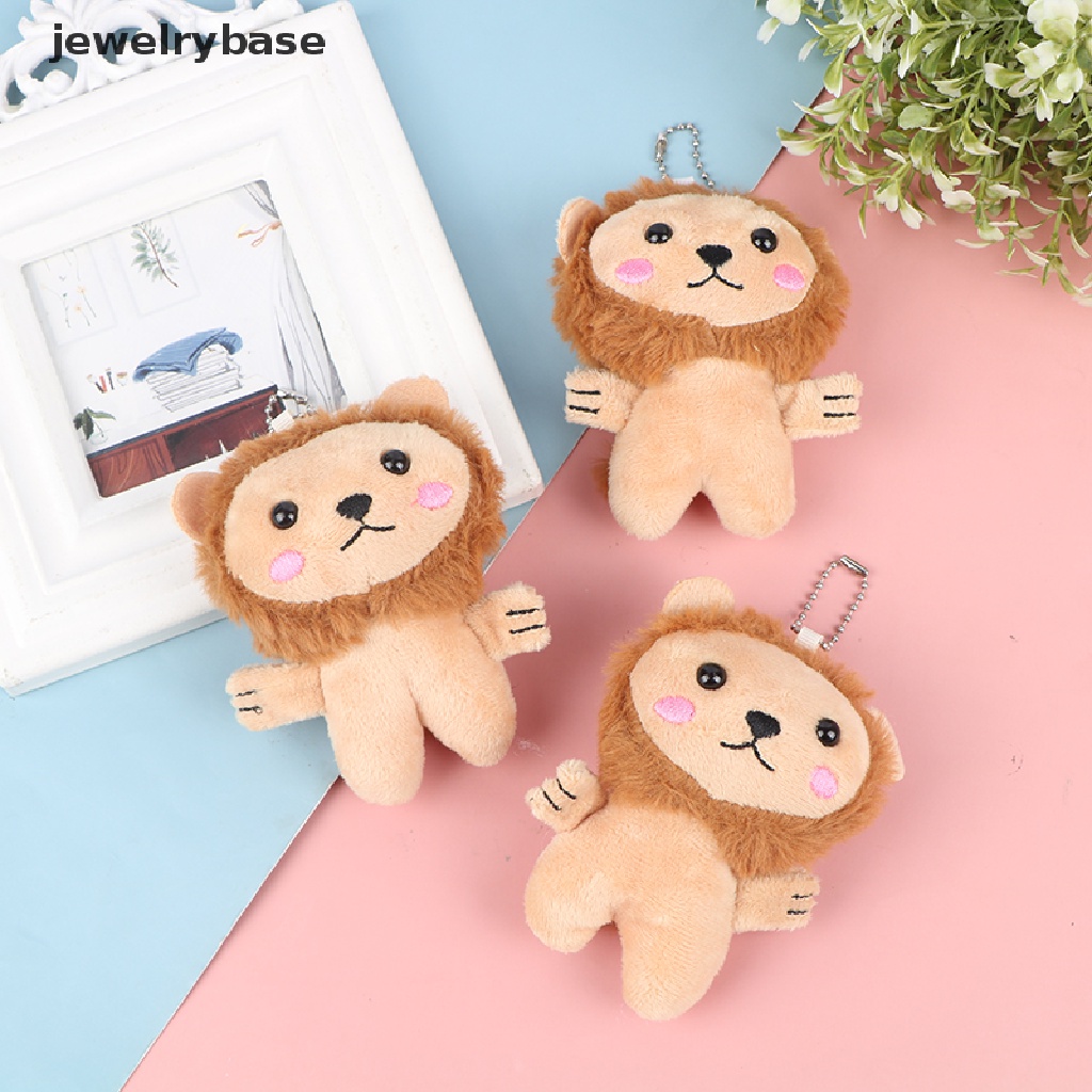 (jewelrybase) 1pc Gantungan Kunci Boneka Singa Kecil Untuk Aksesoris Tas