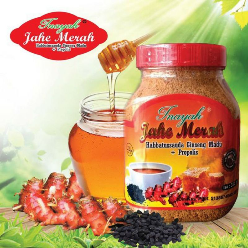 

JAHE MERAH SERBUK " INAYAH " PLUS HABBATUSSAUDA DAN PROPOLIS