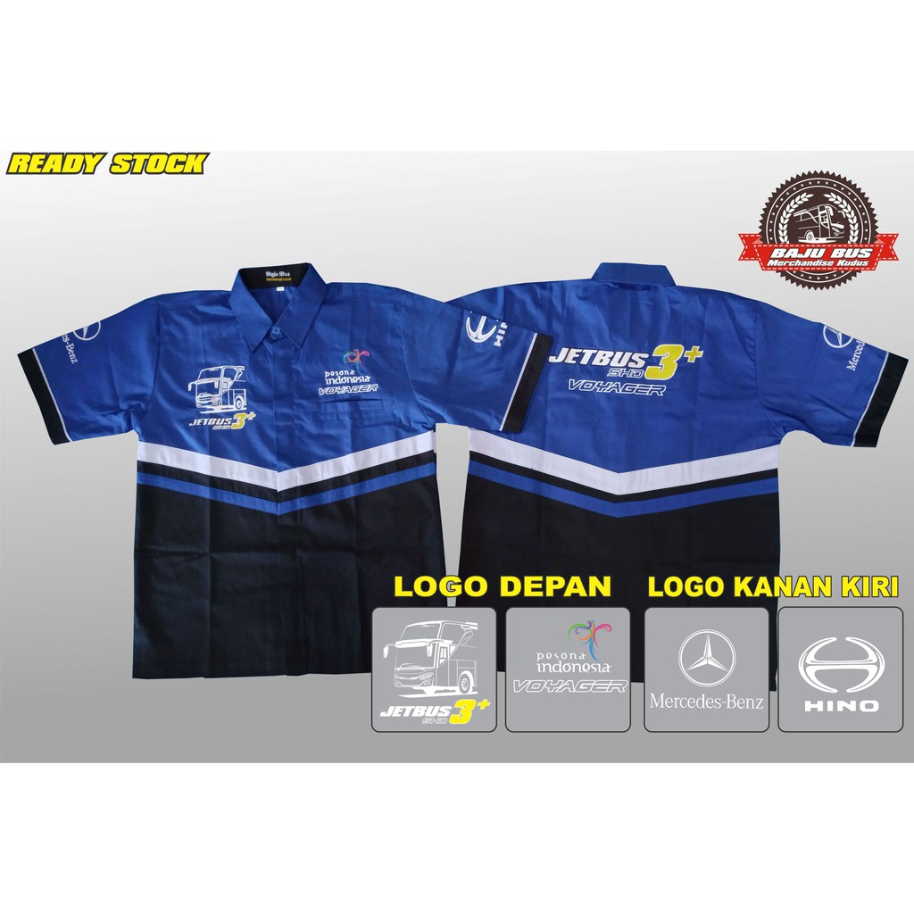 Kemeja Jetbus 3 Voyager / Kemeja Bus