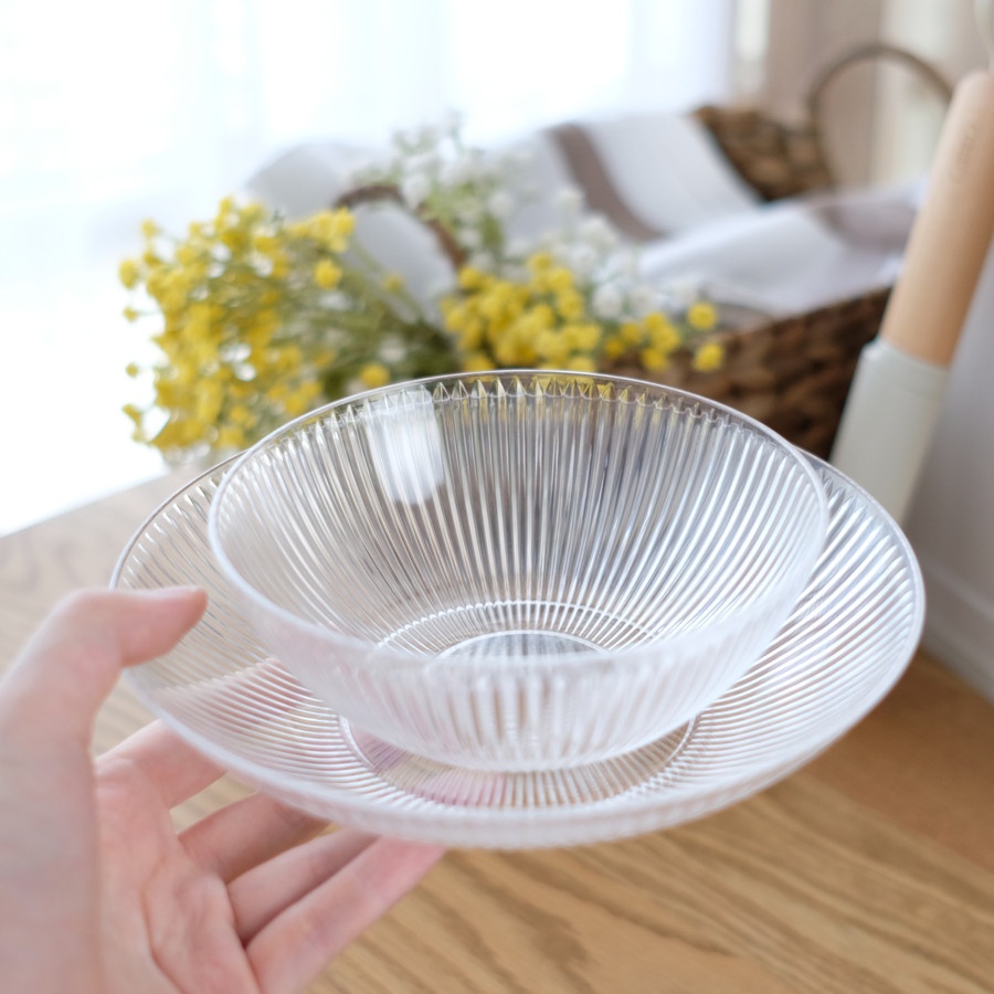 Nakaya Aurora Clear Fruit and Salad Bowl