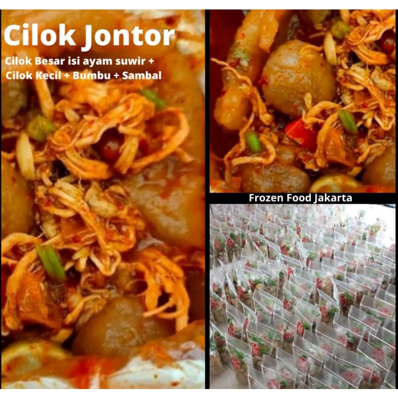 

Cilok Jontor / kuah pedas