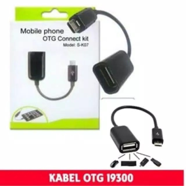 Kabel OTG Micro USB I9000 Andorid ke Flash disk