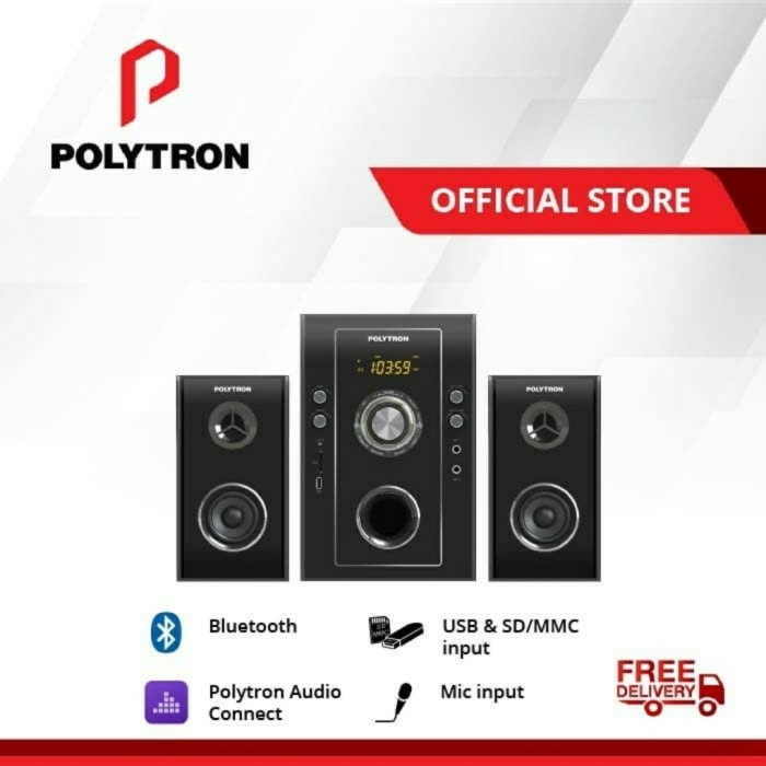 SPEAKER POLYTRON PMA-9523 Bluetooth Speaker, Karaoke