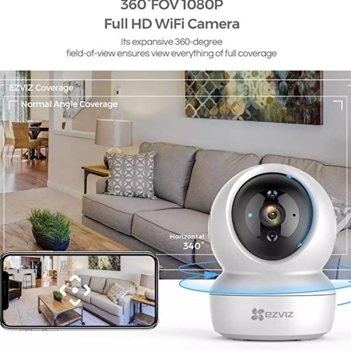 EZVIZ C6N WIRELESS IP CAM 1080P SMART IR NIGHT VISION PENGGANTI C6CN