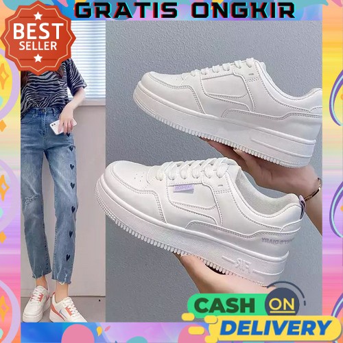 Sepatu Wanita Murah Srs Wanita Kerja Kuliah Snekaers Cewek Korean Style Sepatu Srs Import Sneker Cew