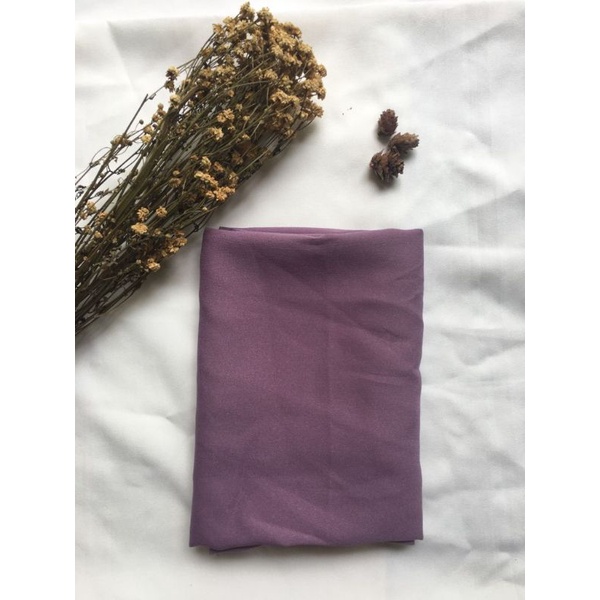 pashmina diamond ukuran 200x75 / pashmina diamond panjang jahit tepi-uk 200Purple punch