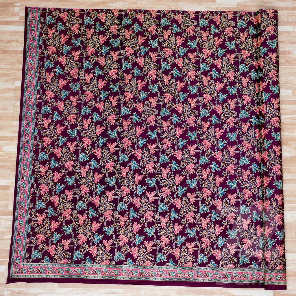 KAIN BATIK PREMIUM Bahan Katun Motif Sekar Nitik Warna Coklat Tua Kuning Merah Biru 722060 Cap 72 Jarik Jarit Samping Kebat Panjang Batik Katun Modern Premium Bahan Seragam Batik Pernikahan Kantor Keluarga Murah Kamen Jadi Batik Bali Lembaran