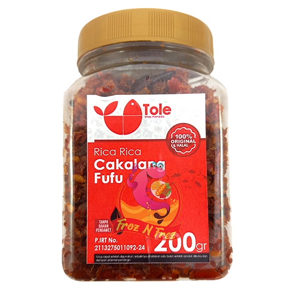 

TOLE Rica Rica Cakalang Fufu 200 Gram