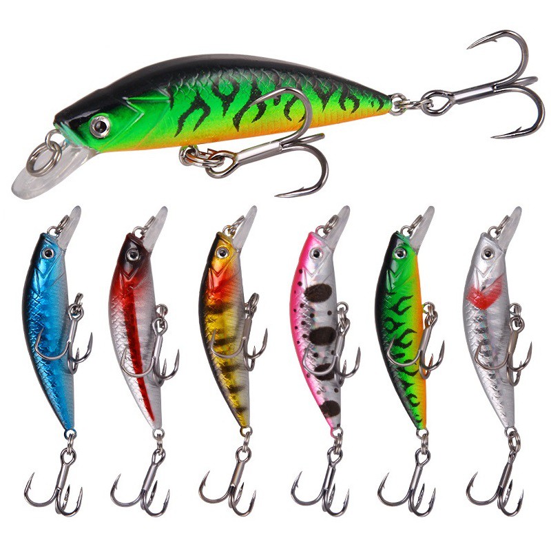 Shengyao 1Pcs New Duo Sinking Minnow Fishing Lure 6cm/6g Swimbait Umpan Pancing Ikan Bass Wobbler Memancing