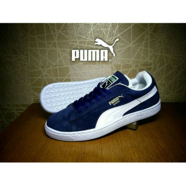 SEPATU CASUAL PUMA SUEDE GRADE ORI|PUMA SUEDE|SEPATU PUMA NAVY|PUMA SUEDE NAVY