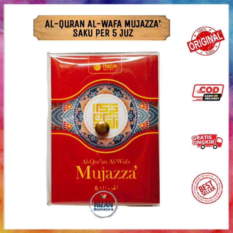 Al-Quran Al-Wafa Mujazza' Saku Per 5 Juz