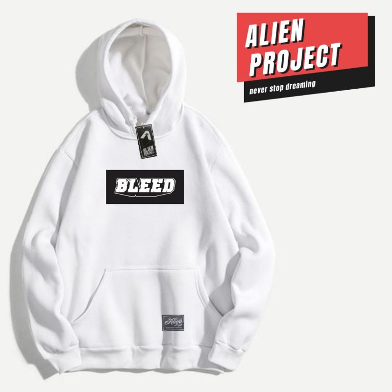 Alien project hoodie pria Hoodie cowok