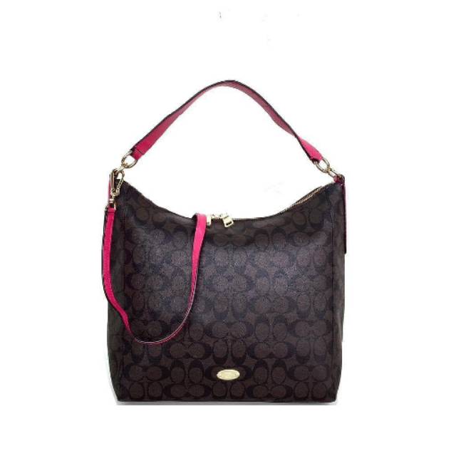 Coach Signature Convertible Hobo Bag