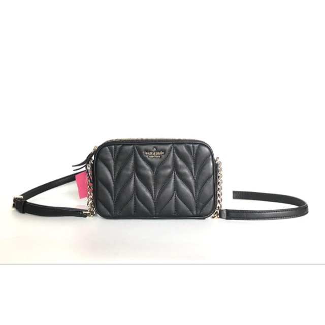 KateSpade Kendall briar lane quilted crossbody black