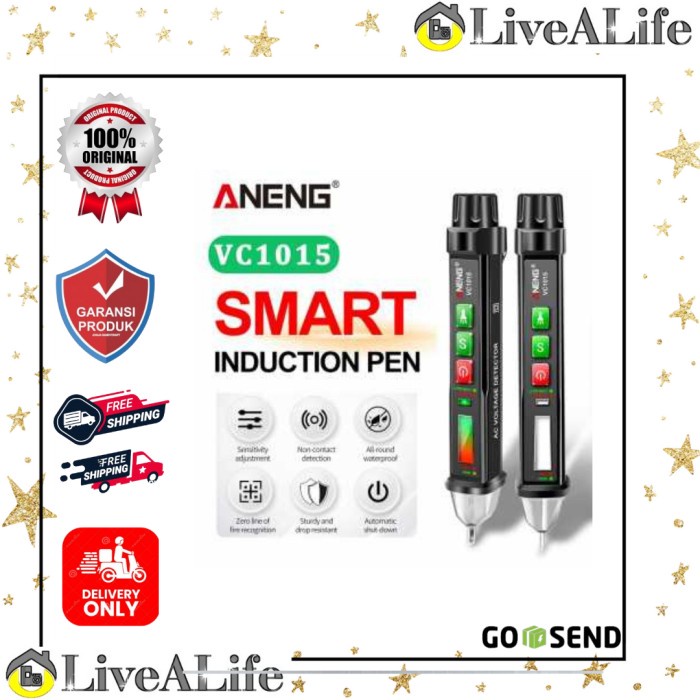 ANENG Tester Pen Non Contact AC Voltage Detector 12 - 1000 V - VC1015