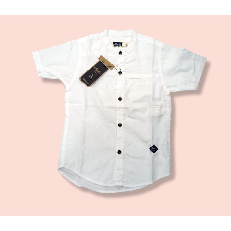 BAJU KEMEJA KOKO KEMKO ANAK LENGAN PANJANG KANCING FULL SOFT COTTON BY AGERA JUNIOR NEW TWILL