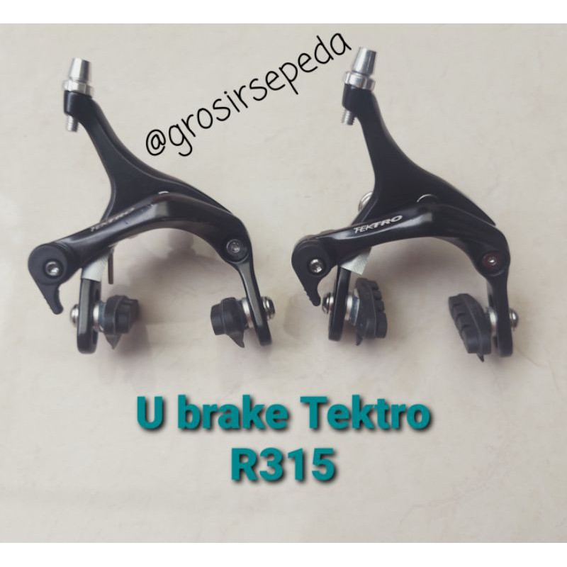 Rem U brake Alloy Tektro R315 sepeda balap dan fixie rem ubrake
