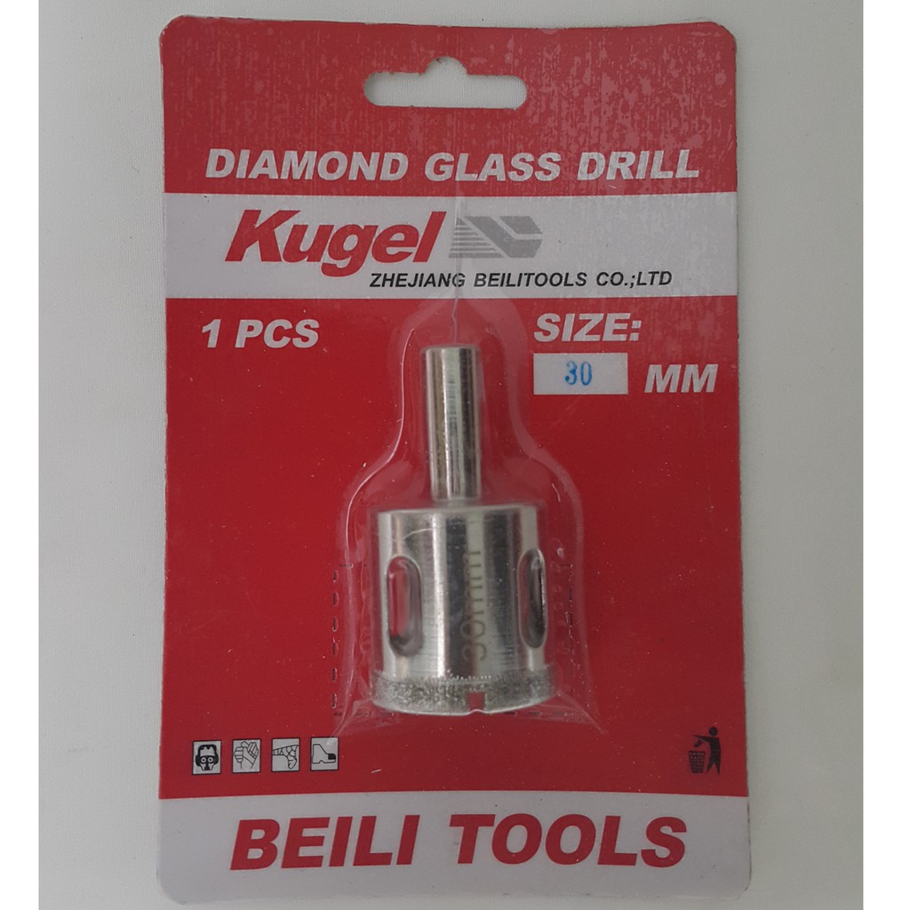 KUGEL DIAMOND CORE FOR GLASS 30 MM - MATA BOR KACA 30 MM