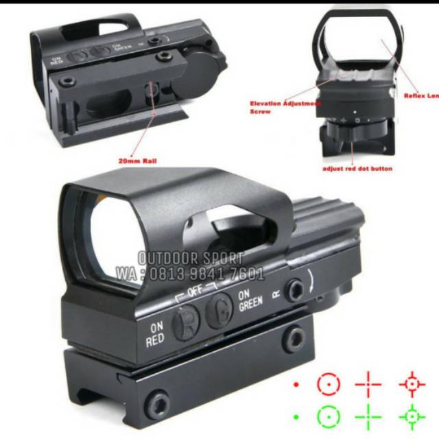 Holographic Sight Dot Scope - Holosight Scope - Red Dot Scope