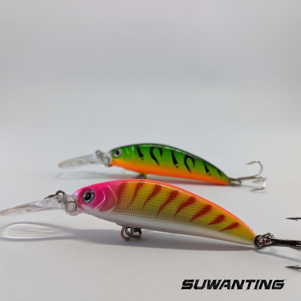 Umpan Lure Minnow 70mm 5.7g Wobbler Ultralight Longlip