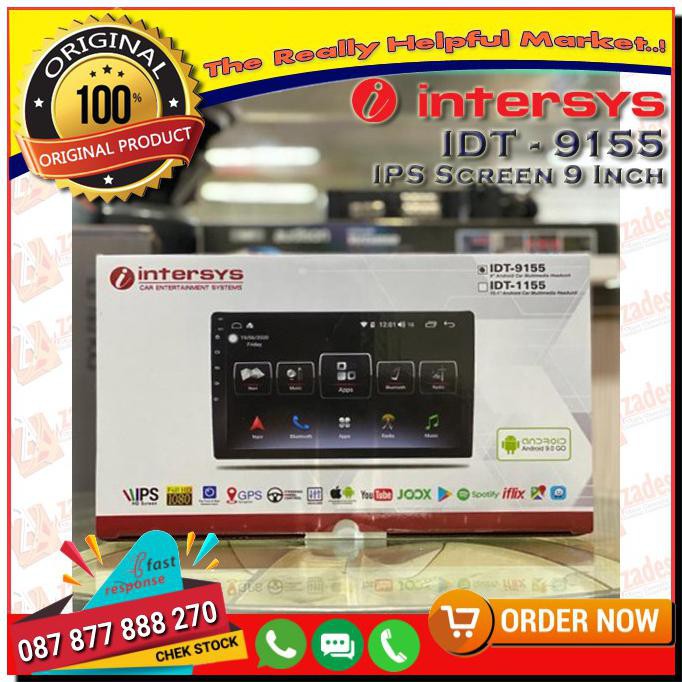 sulaemanan_selle | Head unit Android Intersys IDT-9155 - TV Android 9 inch Intersys 9155
