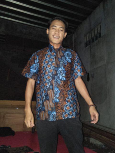 Batik Seragam || Maura Couple - Sania Ruffle Batik Couple Ori Ndoro Jowi Garansi Termurah Dnt