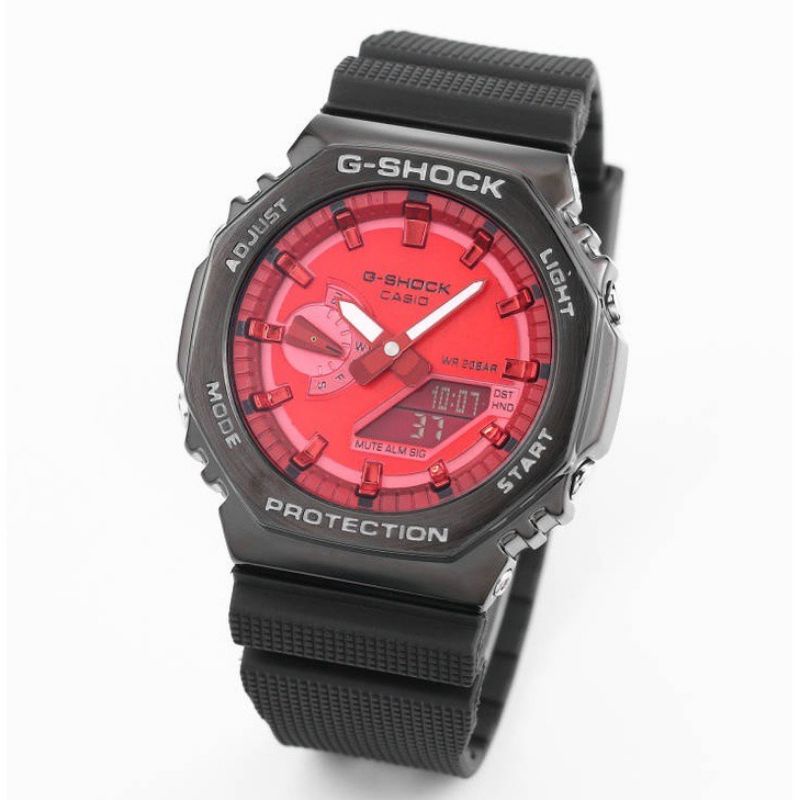 JAM TANGAN PRIA G-SHOCK GM-2100 A METAL COVERED STAINLESS