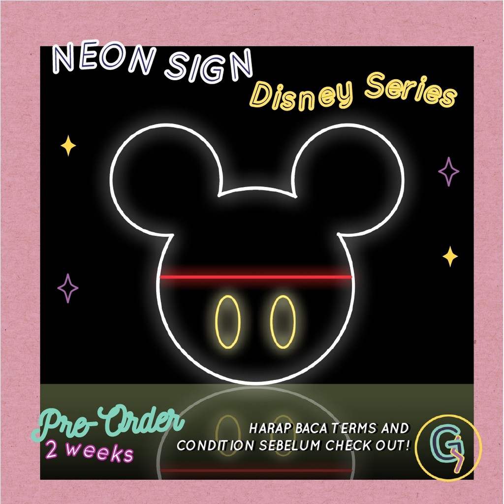 

Neon Sign Mini Flex Disney Series "Mickey 1