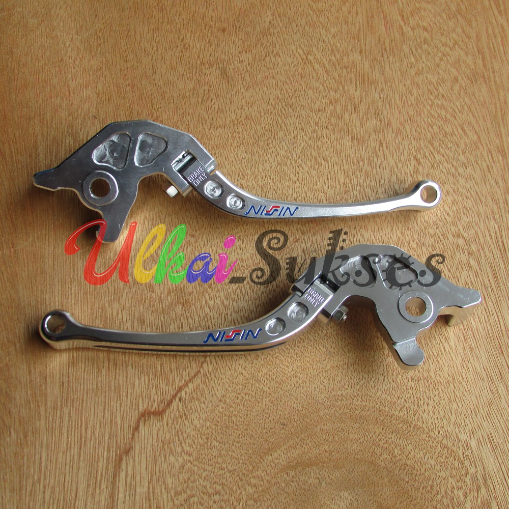 Handle Rem Nmax Nissin l Variasi Aksesoris Pegangan Rem Model Lipat Nmax Combi Brake l Handle Brake Merk Nissin Full CNC Hight Quality Murah