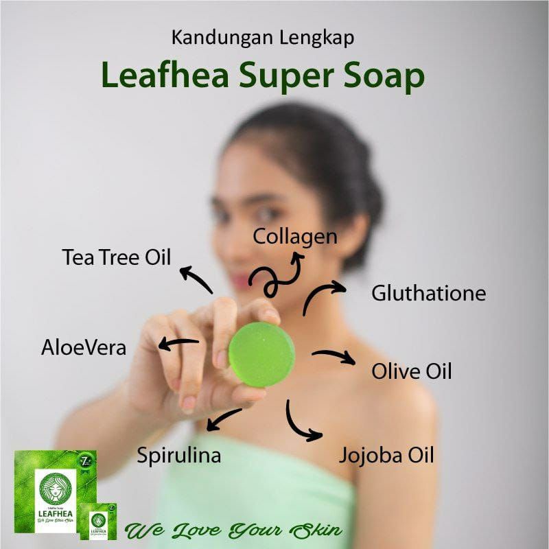 sabun leafhea, sabun glowing, leafhea soap