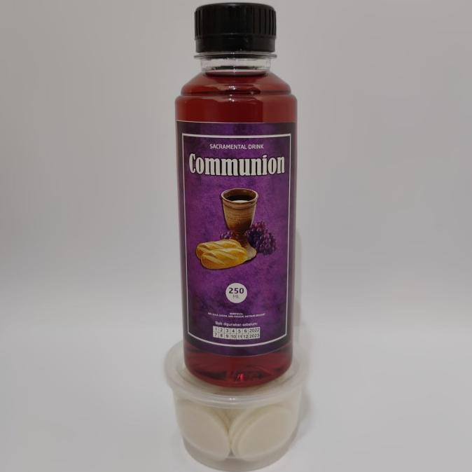 

Anggur Perjamuan Communion 250Ml + Hosti 40 Keping