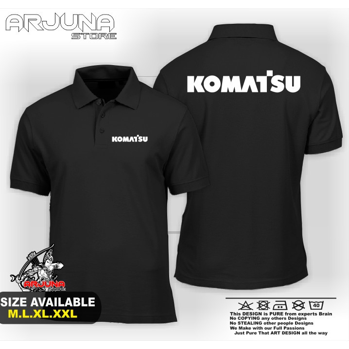 POLOSHIRT / KAOS POLO KOMATSU BAJU  PERUSAHAAN KOMATSU TERBARU