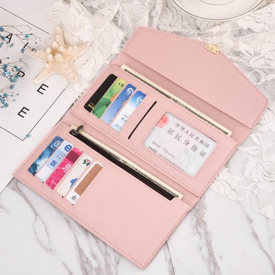 Dompet Panjang Wanita Cute Wallet Multi-card Mobile Phone / New Wallet Women's Long Fox Korean
