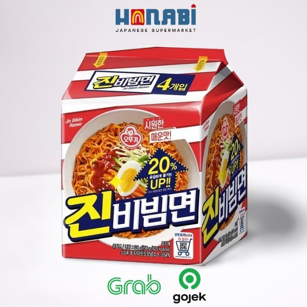 

Ottogi Jin Bibim Ramen 624g - Mie Dingin Pedas Made In Korea