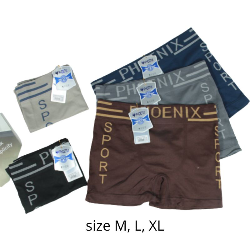 Celana Boxer Pria Premium Bahan Rajut CD Brief Celana Dalam Boxer Pria Celana Pendek Pria Phoenix Premium Best Quality Best Seller