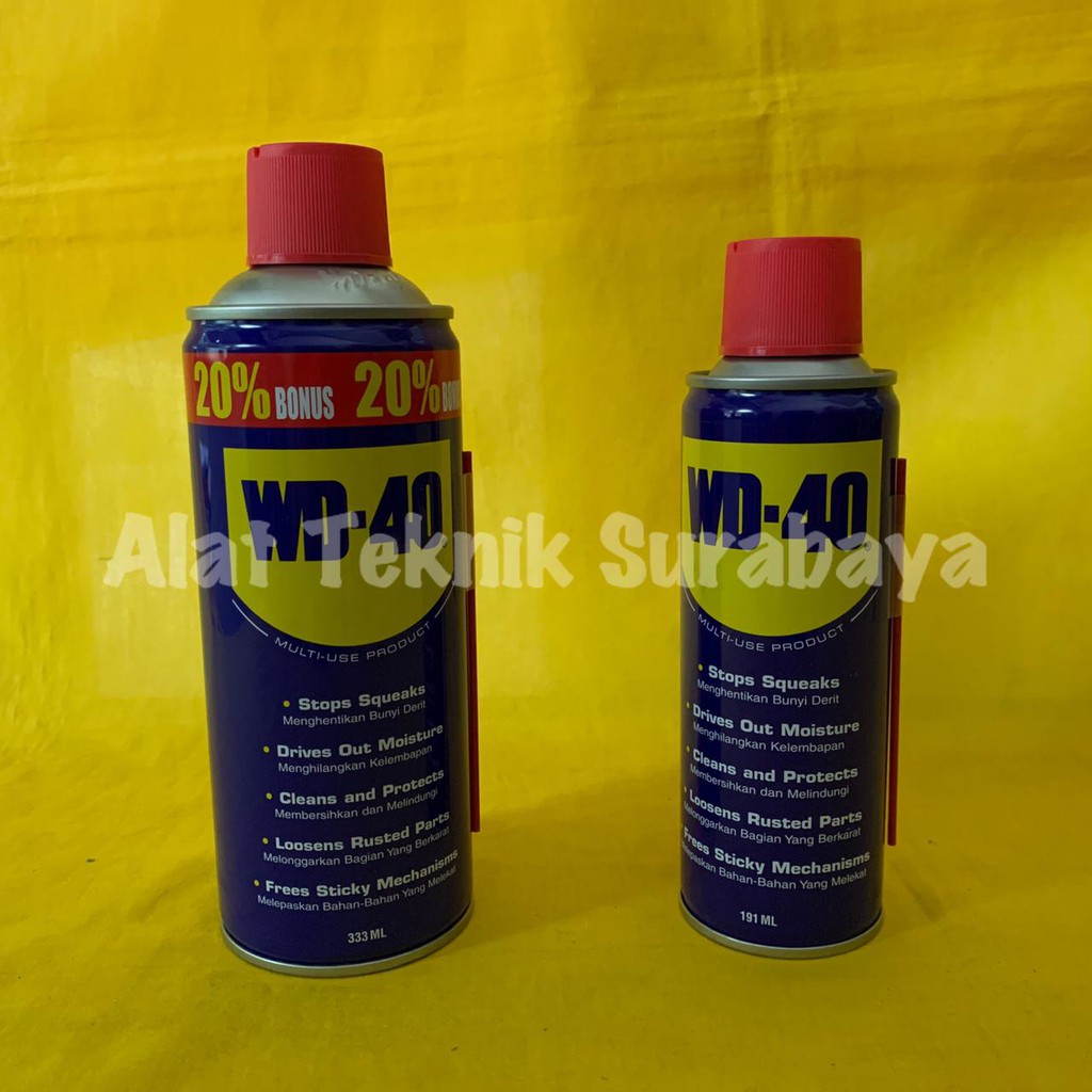 WD-40 191 / 333 / 412 ML / 6,5 11,2 13,9 OZ PELUMAS / CAIRAN ANTI KARAT / WD40 WD 40 / PENETRATING